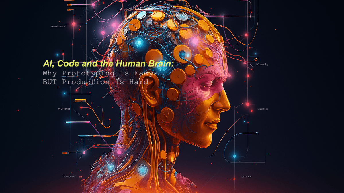 AI, Code, and the Human Brain: Why Prototyping Is Easy but Production Is Hard